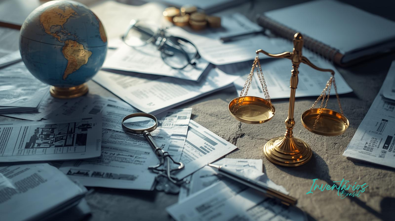 Herança de bens em vários estados, no exterior e com empresa